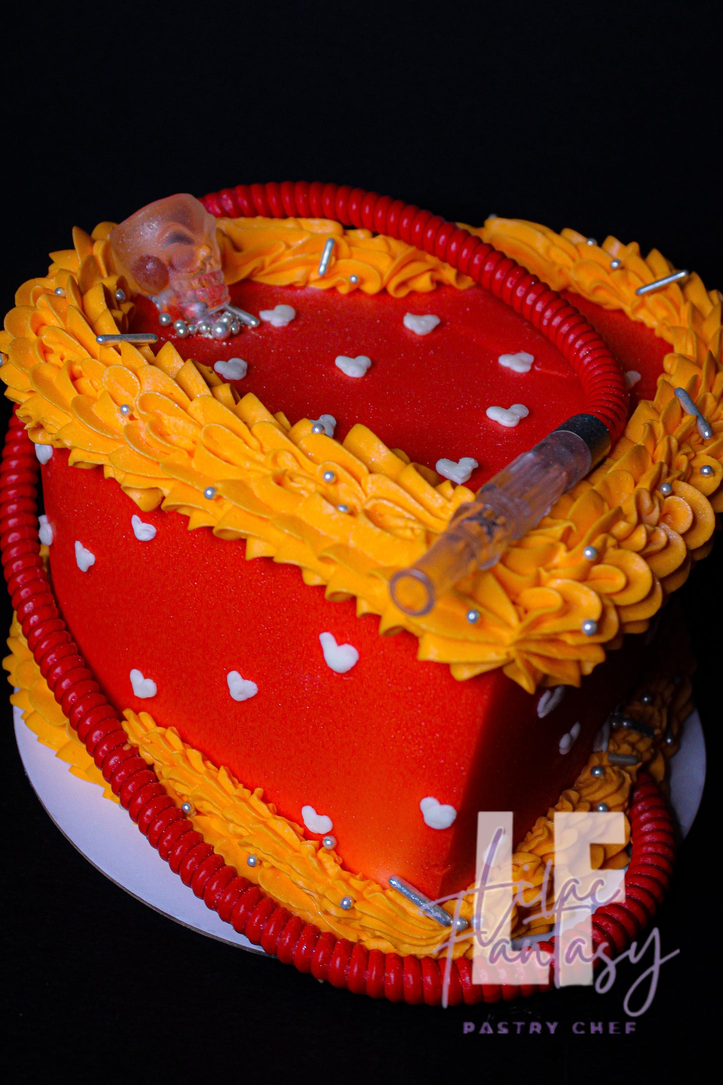 6-inch Custom Heart Cake