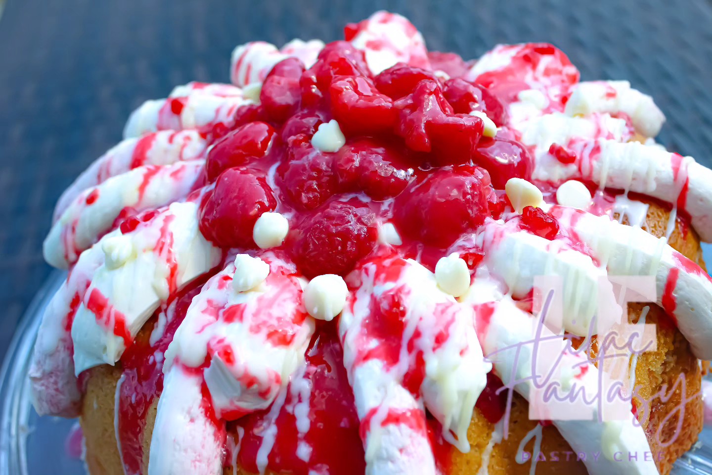8-inch Custom bundt cake by pastry chef Lilac