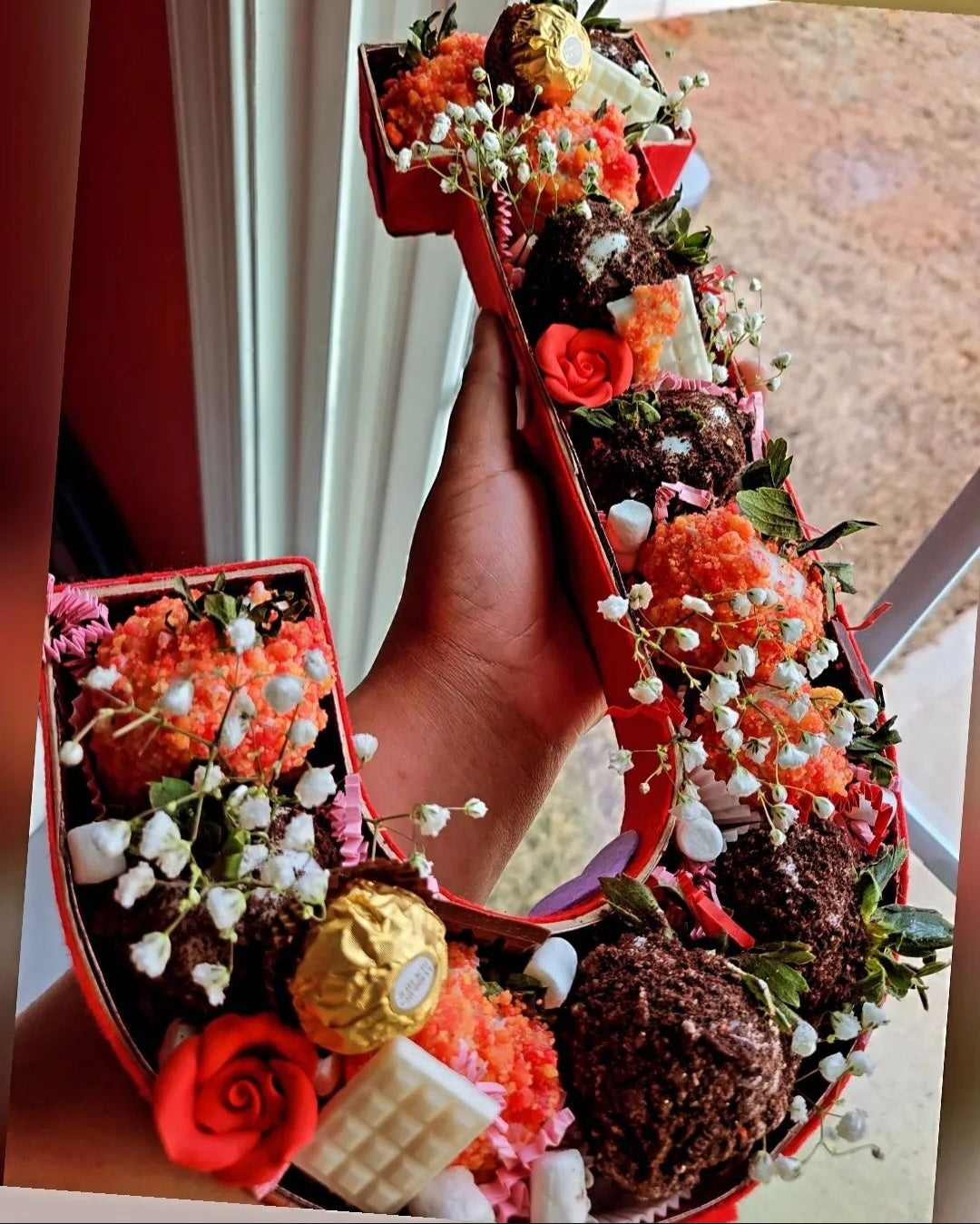 Assortment of chocolate covered strawberries by pastry chef Lilac
