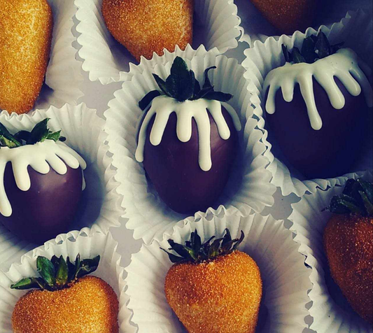 Traditional Chocolate Covered Strawberries by pastry chef Lilac