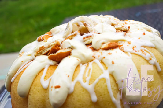 Custom 8-inch bundt cake by pastry chef Lilac